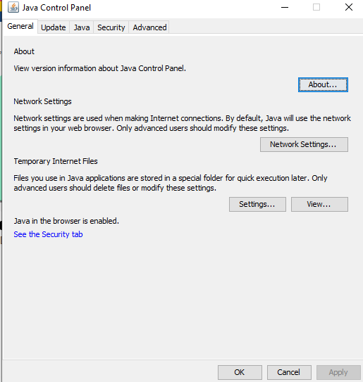 Windows üzerinde JVM konsol çıktısı örneği