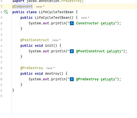 Spring Boot Bean Test Code